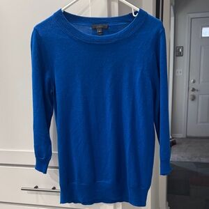 J. Crew Cobalt Blue Knit Top